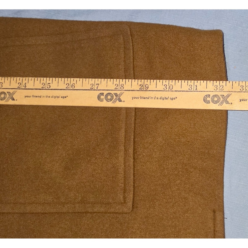VTG Pendleton 100% Virgin Wool Brown Cruiser Car Coat Jacket Mens Medium USA 60s - Picture 9 of 9